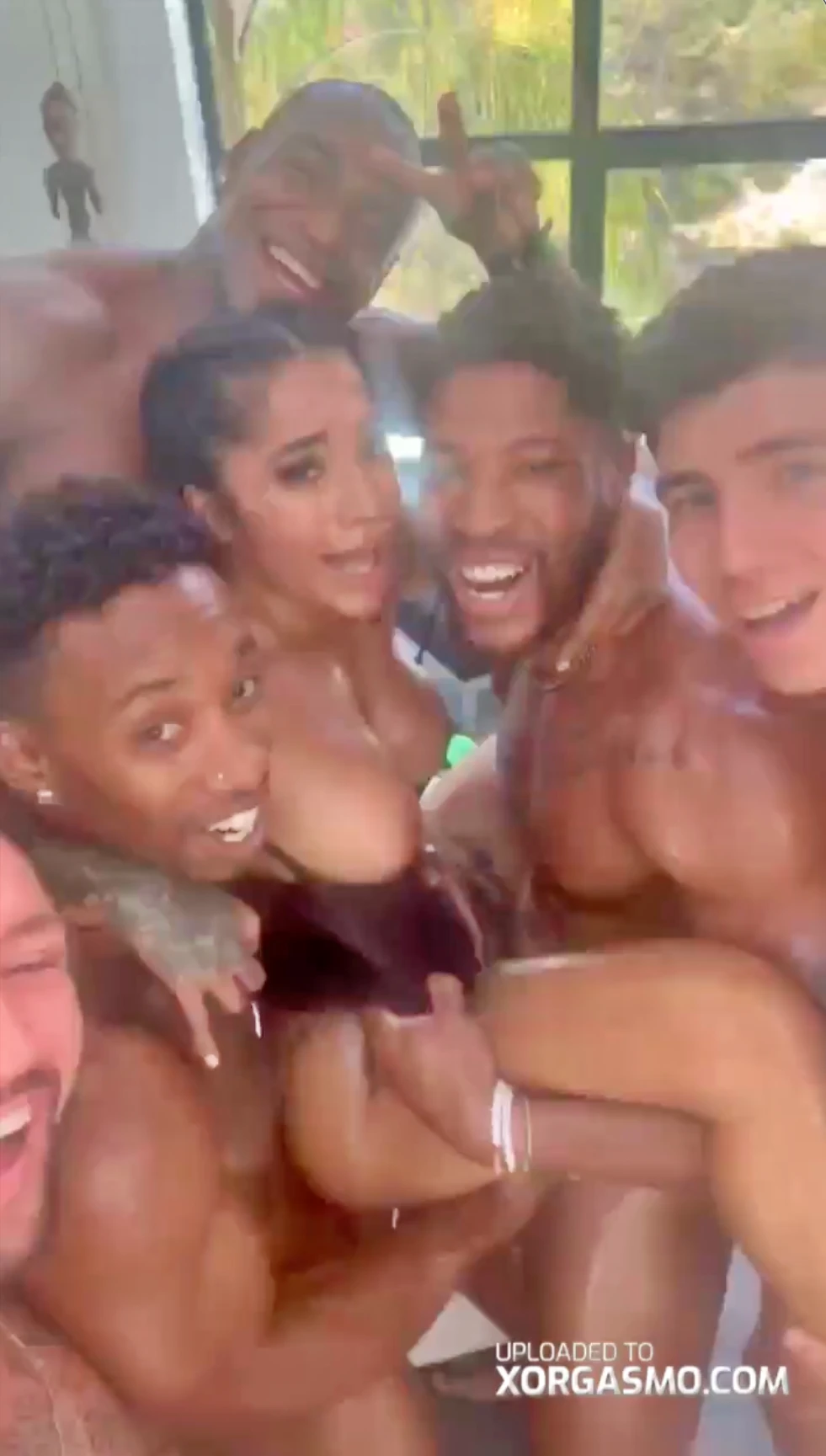 Detrás de cámara de un Gangbang